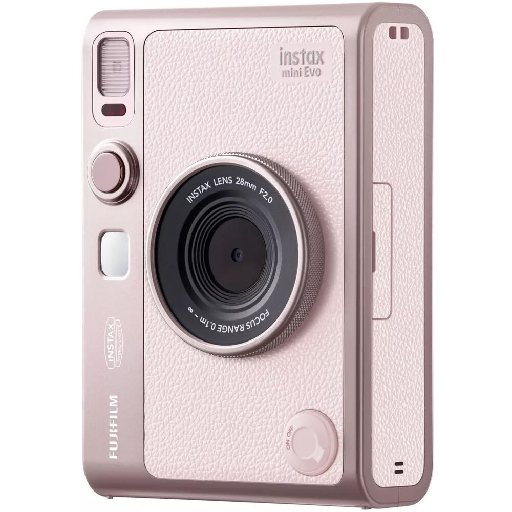 Fujifilm Instax Mini Evo prints instant photos and lets you use 10 fun lens effects for creative shots.