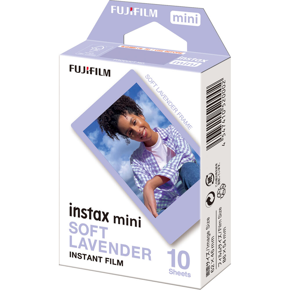 Fujifilm Instax Mini Soft Lavender Instant Film 10 Pack
