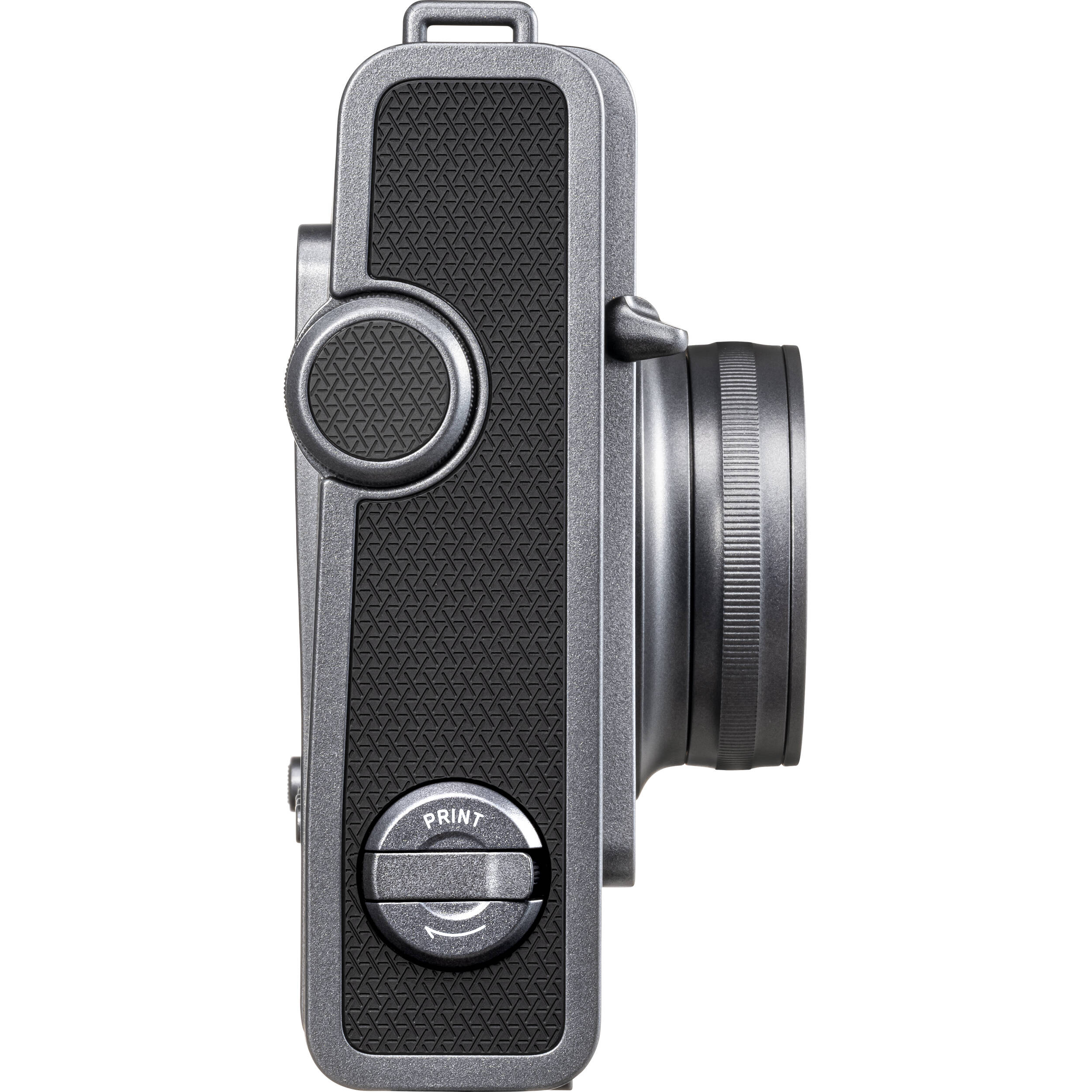 Fujifilm Instax Wide Evo hybrid instant camera with 16MP 1/3-inch CMOS sensor, fixed 16mm f/2.4 wide-angle lens, 10 lens and film effects, selfie mirror, built-in flash, tripod mount, and USB-C charging.