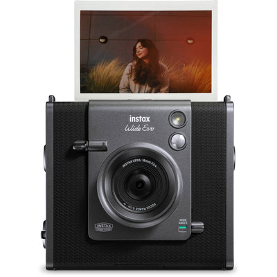 Fujifilm Instax Wide Evo hybrid instant camera with wide angle lens