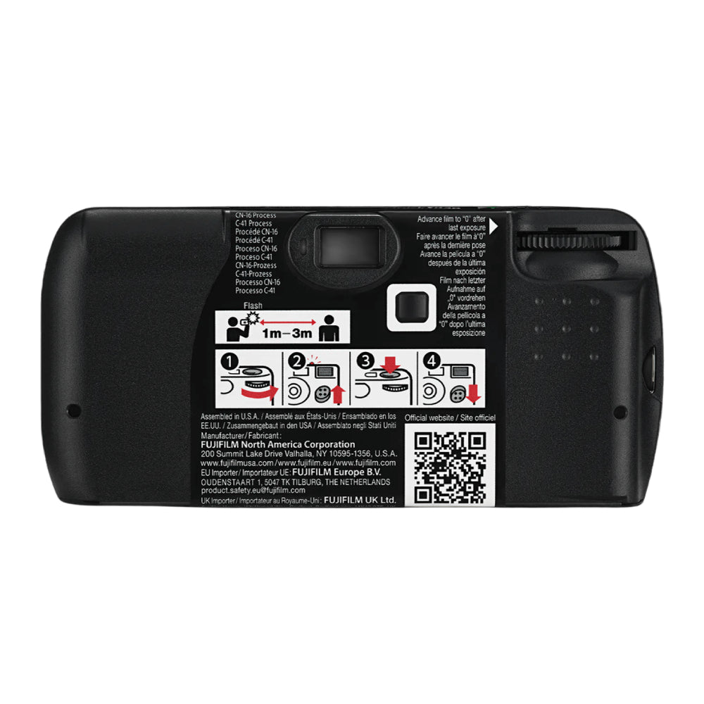 Fujifilm QuickSnap Black and White Disposable Camera