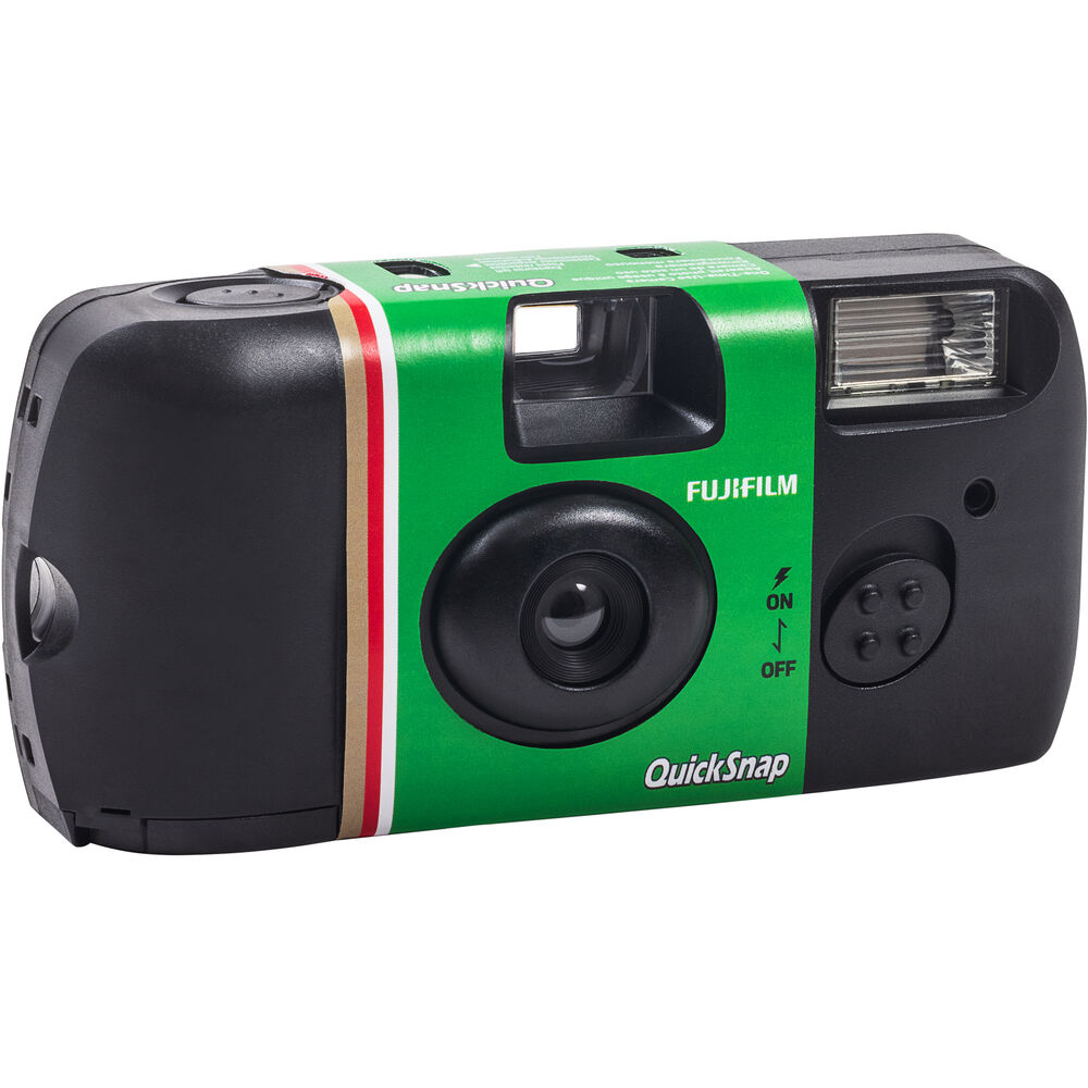 Fujifilm QuickSnap Disposable Camera (27 Exposures) with Built-In Flash