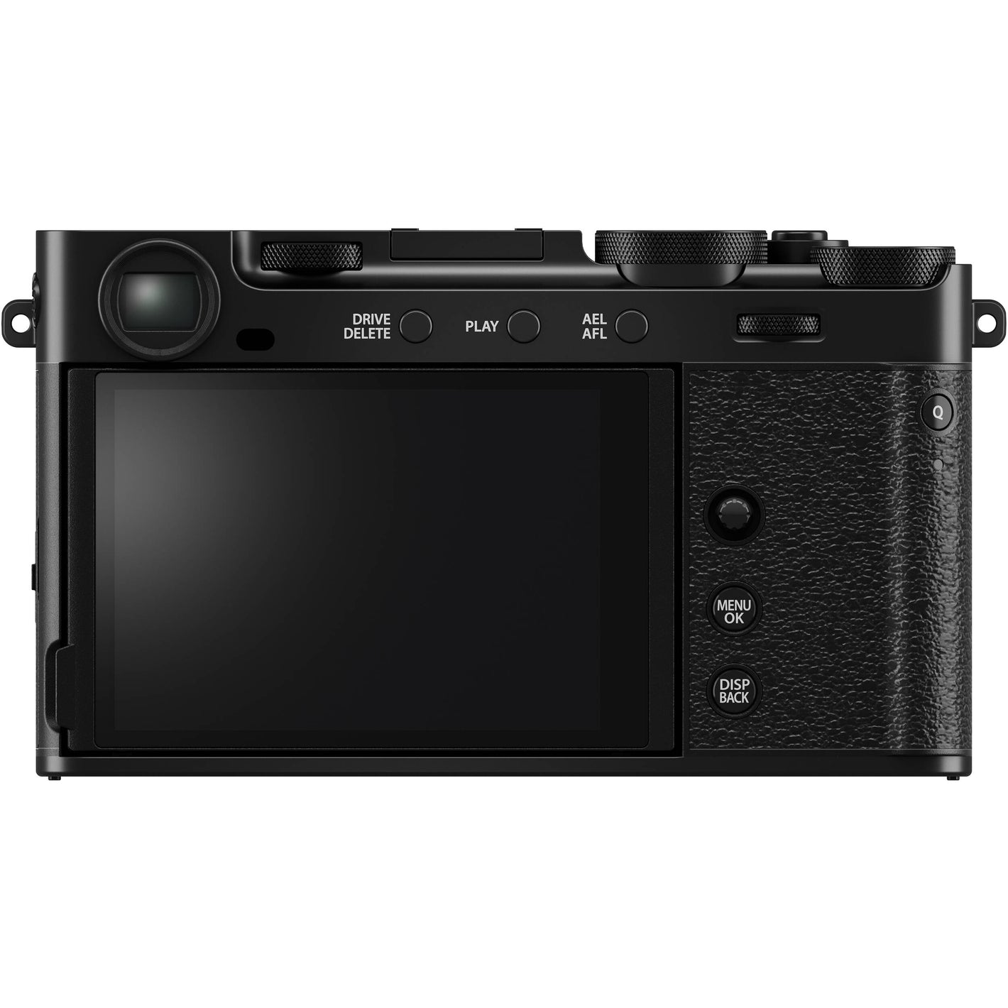Fujifilm X-E5 black mirrorless camera with XF 23mm f/2.8 R WR compact weather-resistant pancake lens, 40.2MP APS-C sensor, fast autofocus, and 6.2K video recording