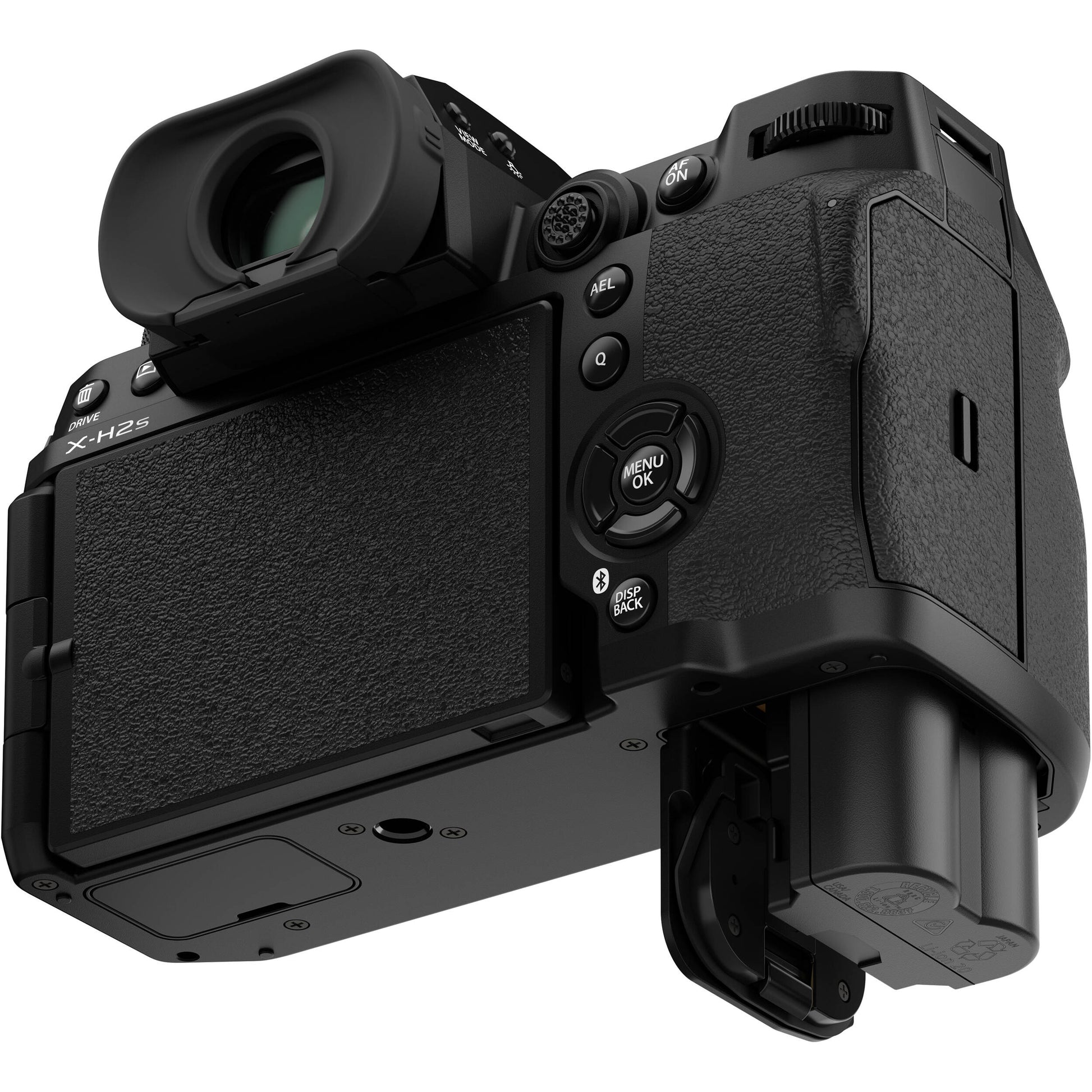 Fujifilm X-H2S mirrorless camera perspective view