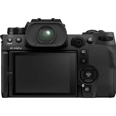 Fujifilm X-H2S rear view vari-angle touchscreen LCD