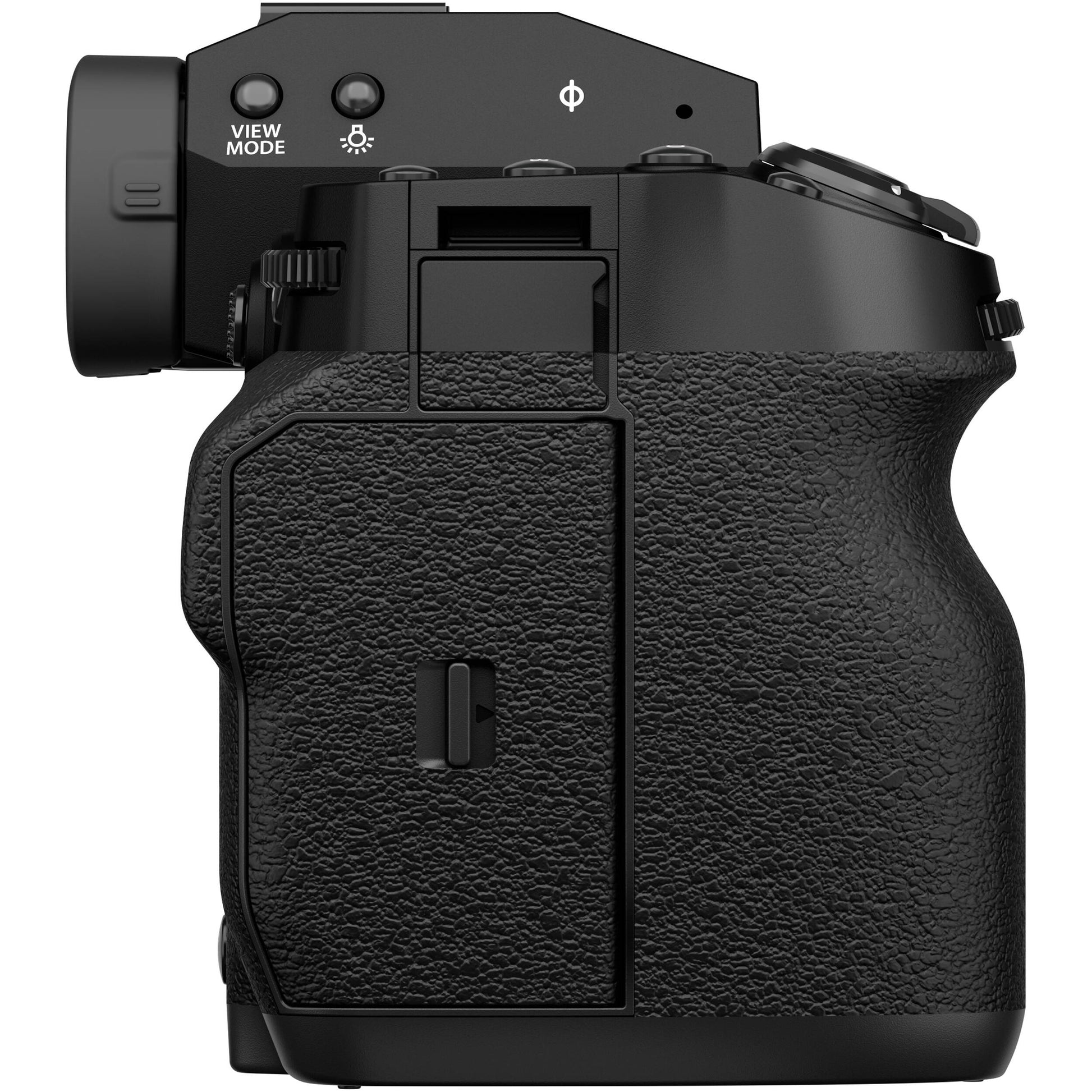Fujifilm X-H2S right side grip detail 