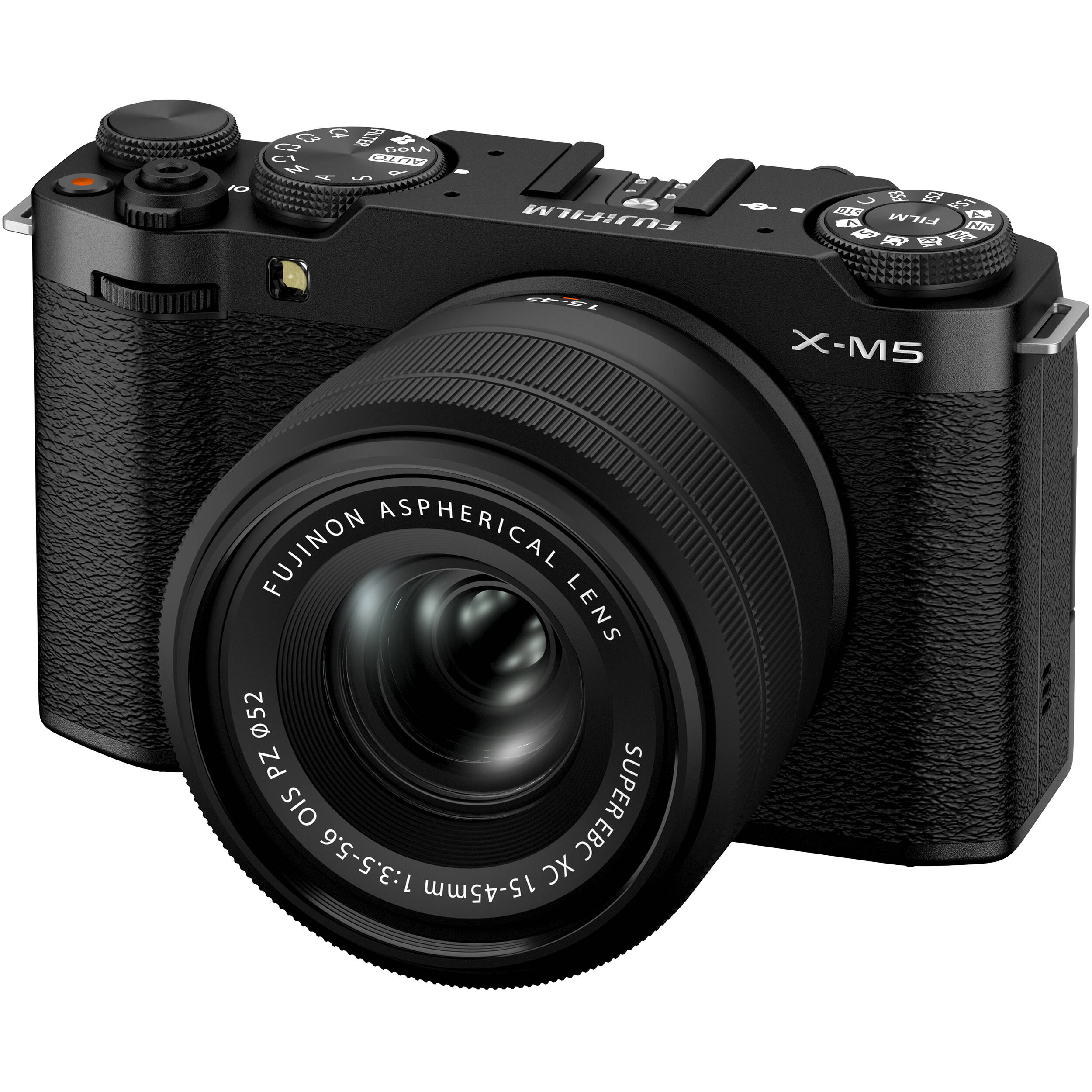 FUJIFILM XA5 デジタルカメラ 15-45mmレンズ付き Fujifilm X-M5 Mirrorless Camera + XC 15-45mm Lens (Black