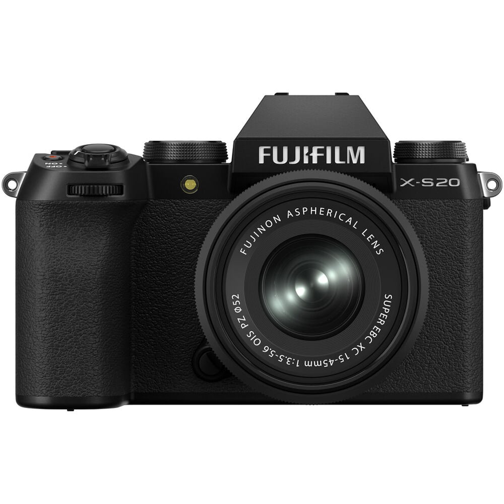 Fujifilm X-S20 Mirrorless Camera + 15-45mm Lens (Black)