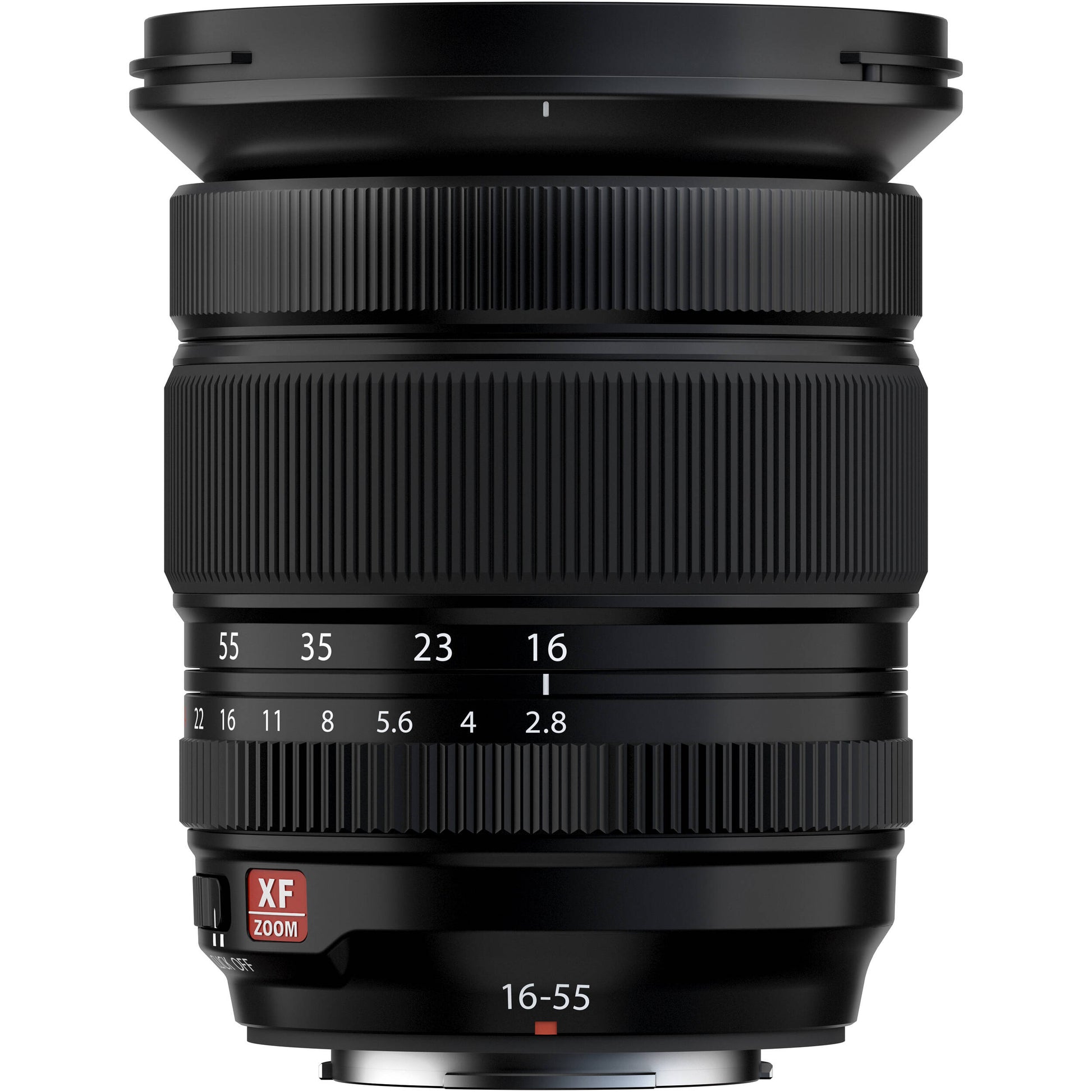 Fujifilm XF 16-55mm f/2.8 R LM WR II professional standard zoom lens with fast autofocus and weather sealing for X-Series cameras.