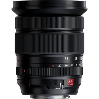 Fujifilm XF 16-55mm f/2.8 R LM WR II professional standard zoom lens with fast autofocus and weather sealing for X-Series cameras.