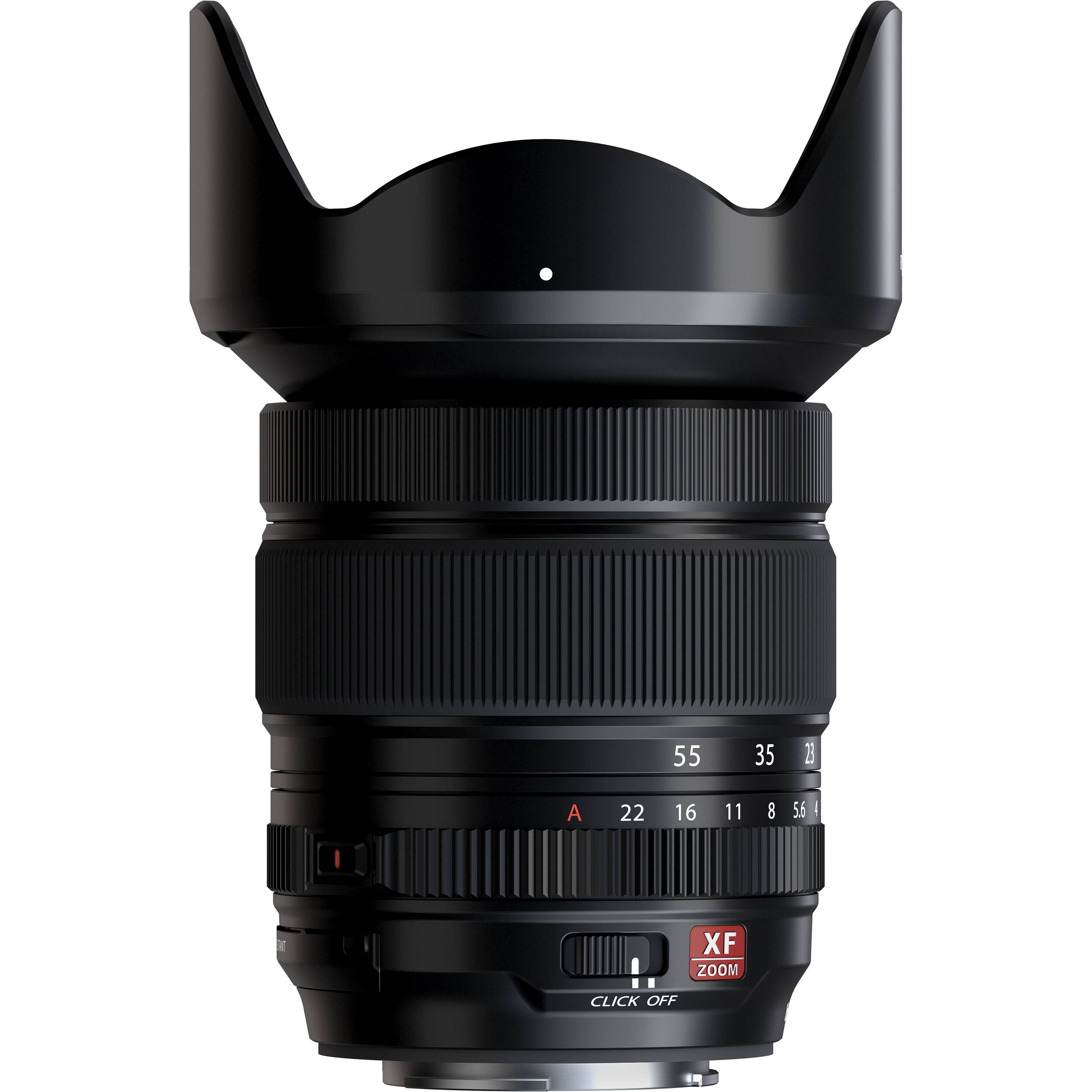 Fujifilm XF 16-55mm f/2.8 R LM WR II professional standard zoom lens with fast autofocus and weather sealing for X-Series cameras.