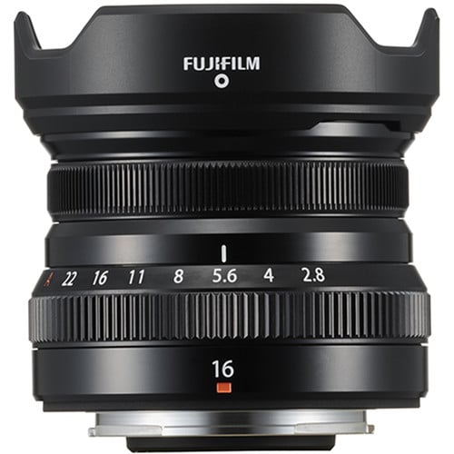 Fujifilm XF 16mm f/2.8 R WR Lens (Black) – Outdoorphoto