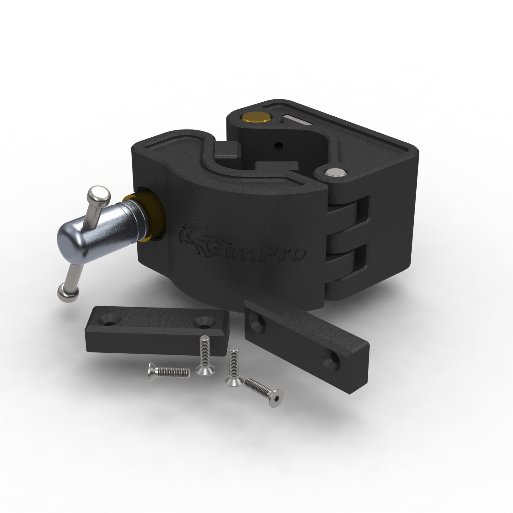 GimPro Pipe Clamp MK2 CF wraps 25-55mm pipes for stable camera mounting