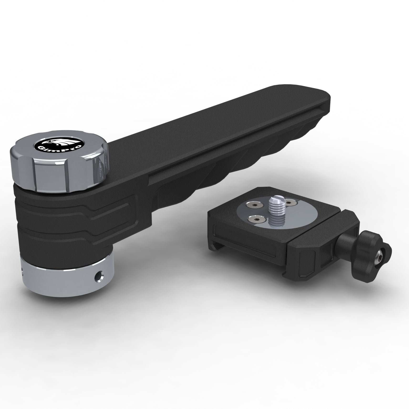 GimPro Swivel Arm 2 CF multi-angle mount with quick release gimbal