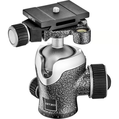 Gitzo S1 Center Ball Heads are conveniently Arca-type compatible. The GH1382QD Gitzo ball head stands 11.2 cm high, holds up to 14 kg and weighs 0.5 kg.