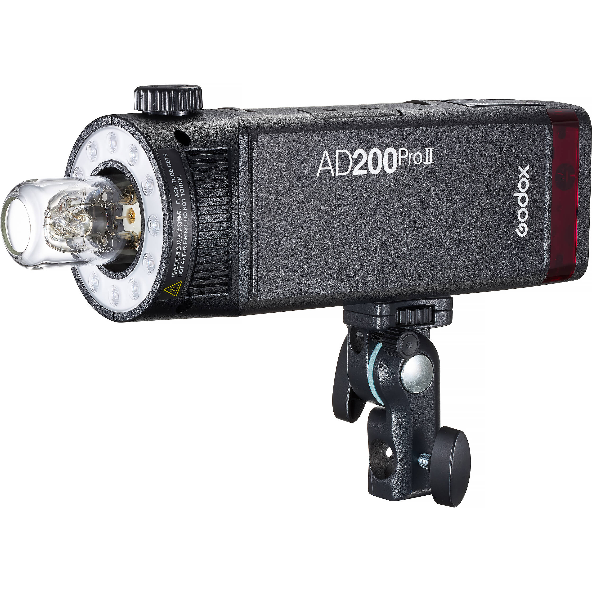 Godox AD200Pro II 200Ws TTL Pocket Flash compatible with Canon, Sony, and Nikon.