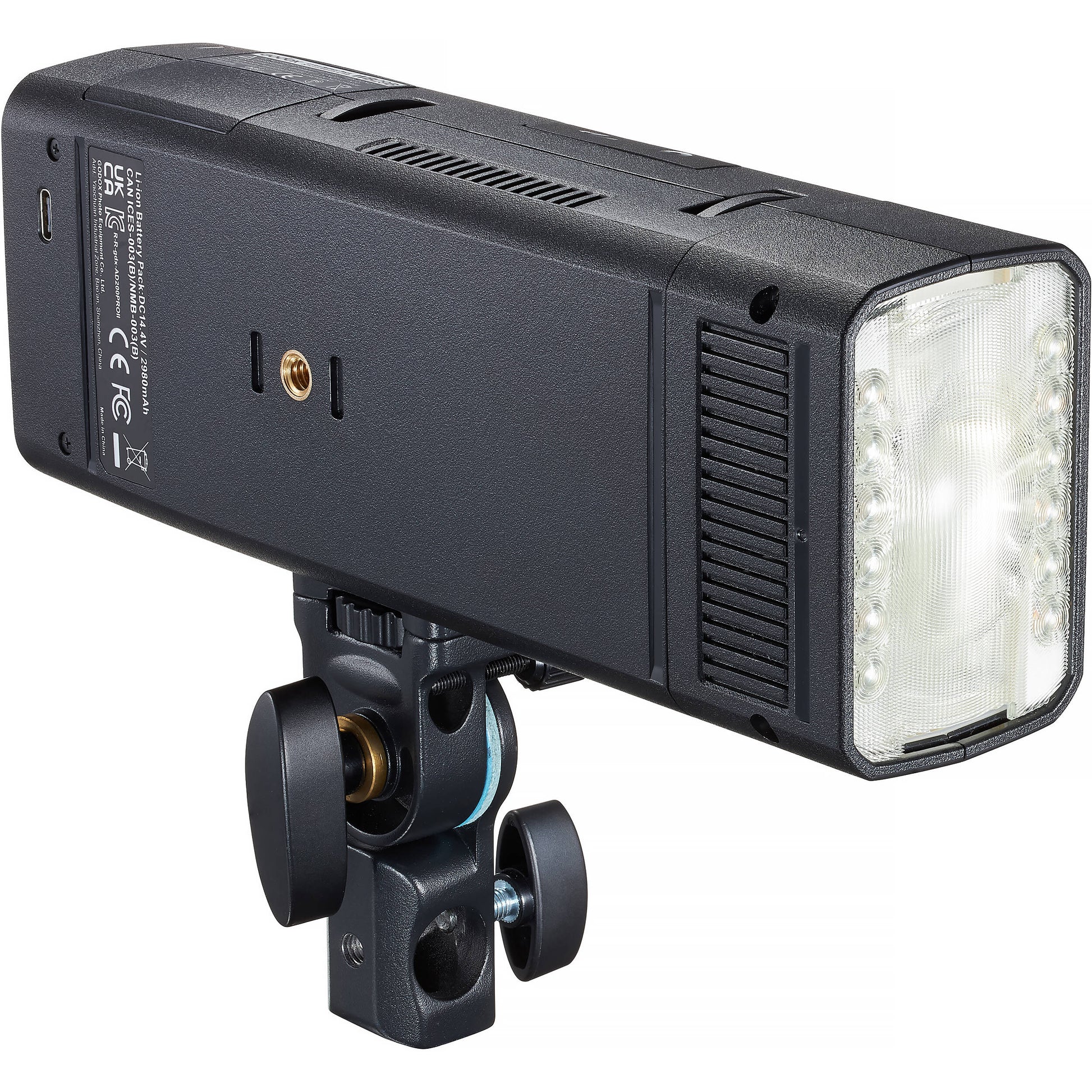 Godox AD200Pro II 200Ws TTL Pocket Flash compatible with Canon, Sony, and Nikon.