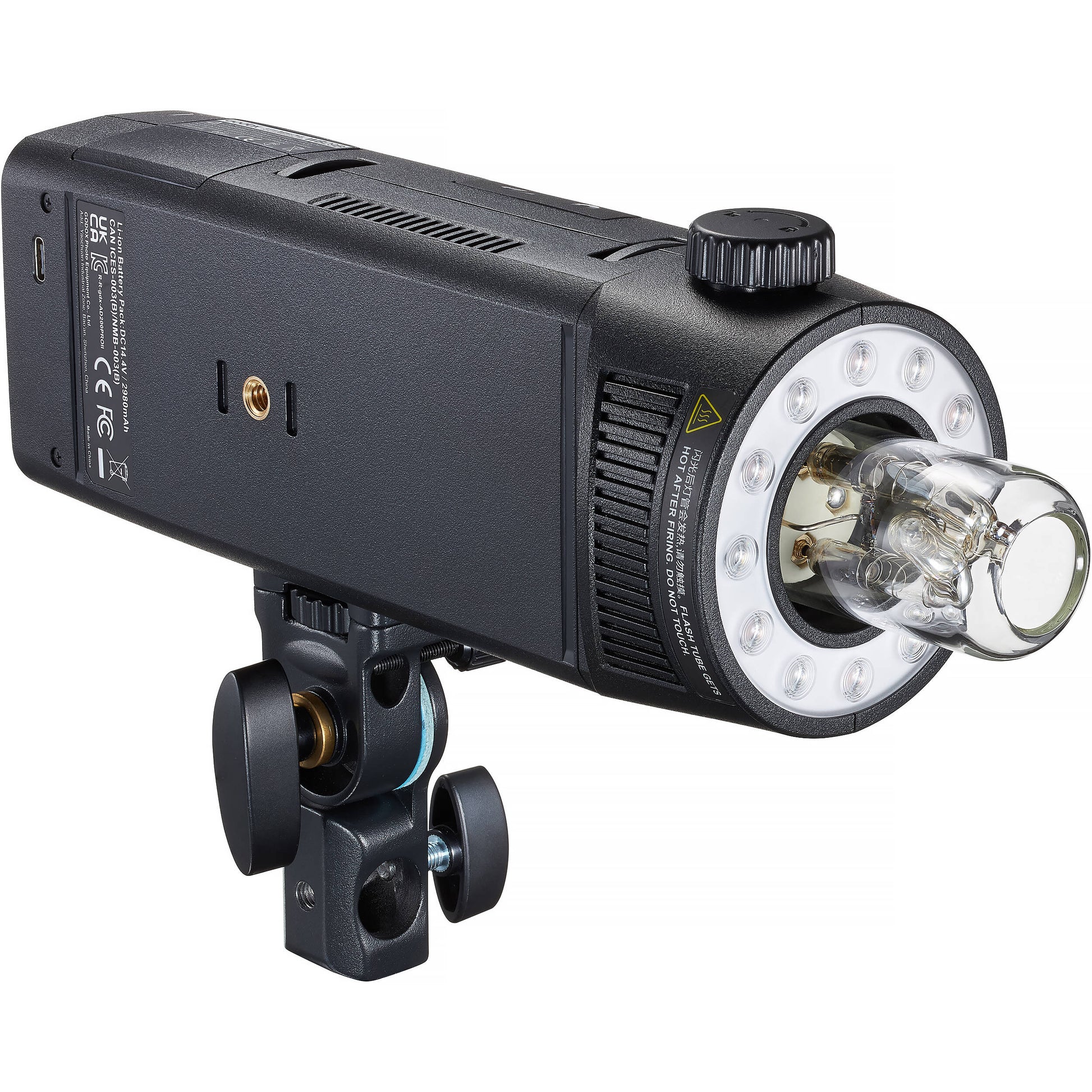 Godox AD200Pro II 200Ws TTL Pocket Flash compatible with Canon, Sony, and Nikon.