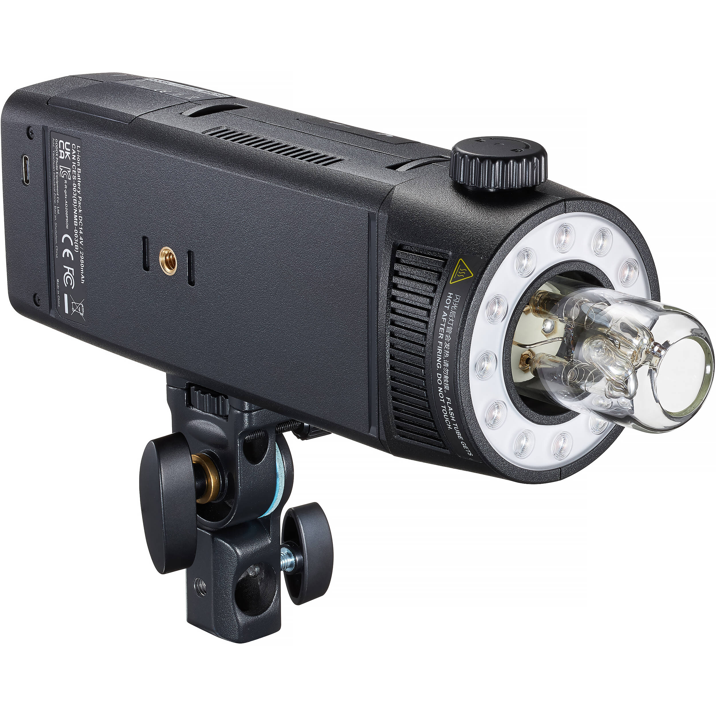 Godox AD200Pro II 200Ws TTL Pocket Flash compatible with Canon, Sony, and Nikon.
