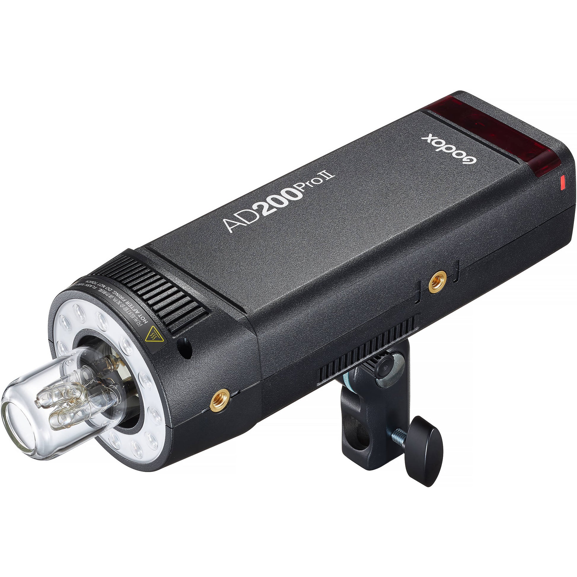 Godox AD200Pro II 200Ws TTL Pocket Flash compatible with Canon, Sony, and Nikon.