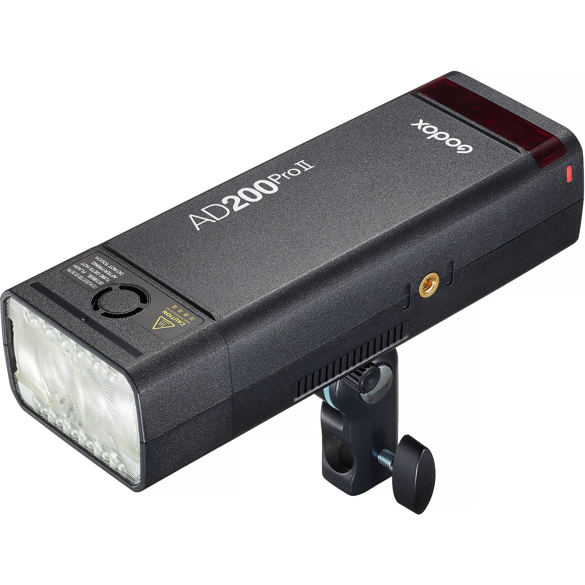 Godox AD200Pro II 200Ws TTL Pocket Flash compatible with Canon, Sony, and Nikon.