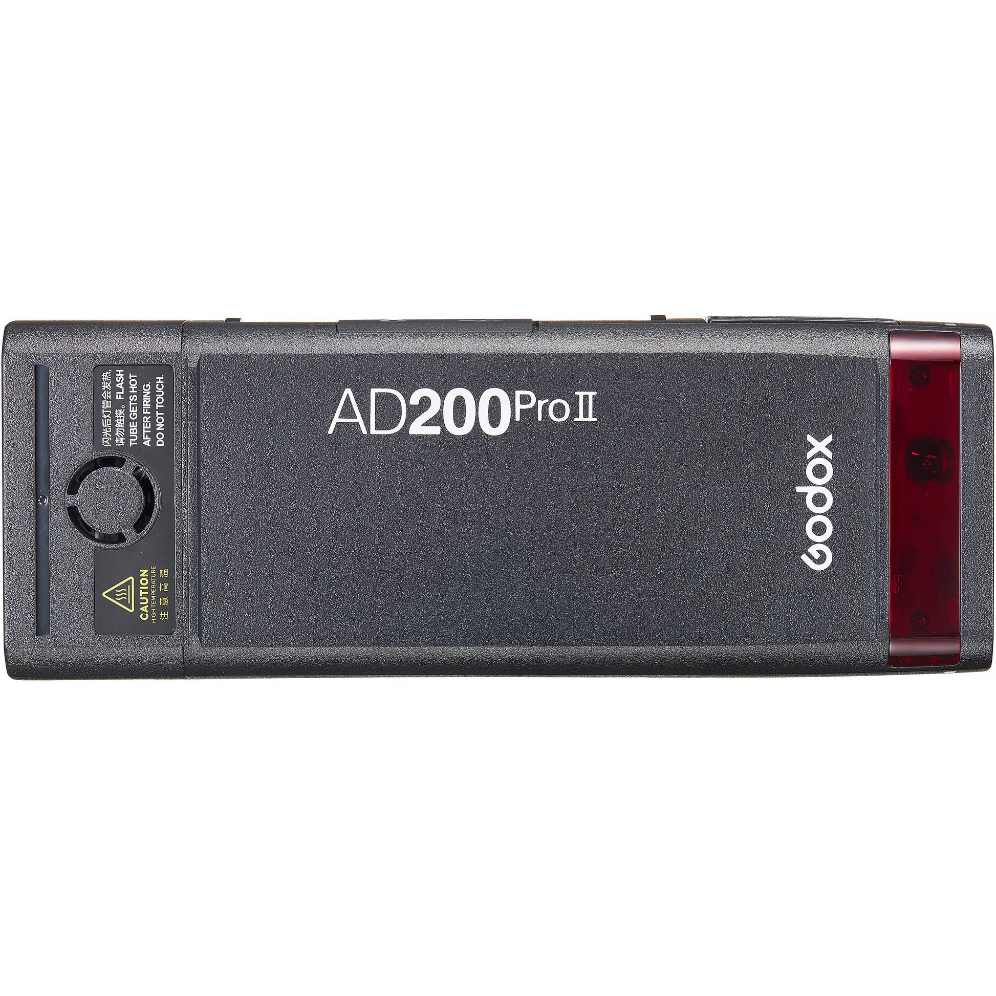 Godox AD200Pro II 200Ws TTL Pocket Flash compatible with Canon, Sony, and Nikon.