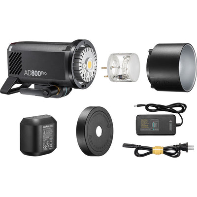 AD800Pro 800 Ws portable monolight for professional lighting outdoors and studio use