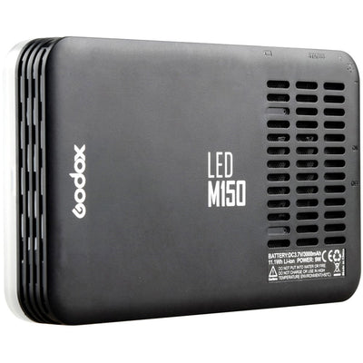 Godox LEDM150 LED Light – compact, portable LED panel with adjustable brightness, designed to enhance smartphone photography and video.