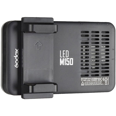 Godox LEDM150 LED Light – compact, portable LED panel with adjustable brightness, designed to enhance smartphone photography and video.
