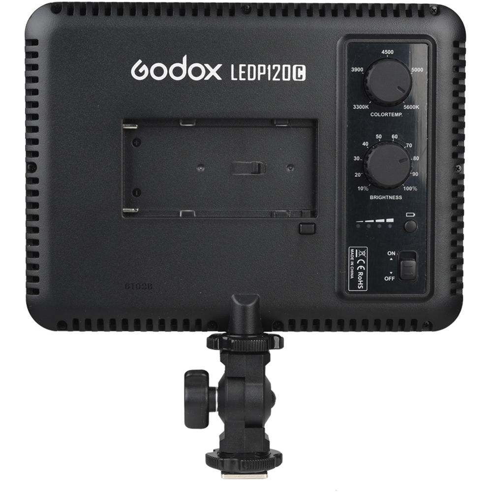 Godox LEDP120C LED panel adjustable 3300 to 5600K light
