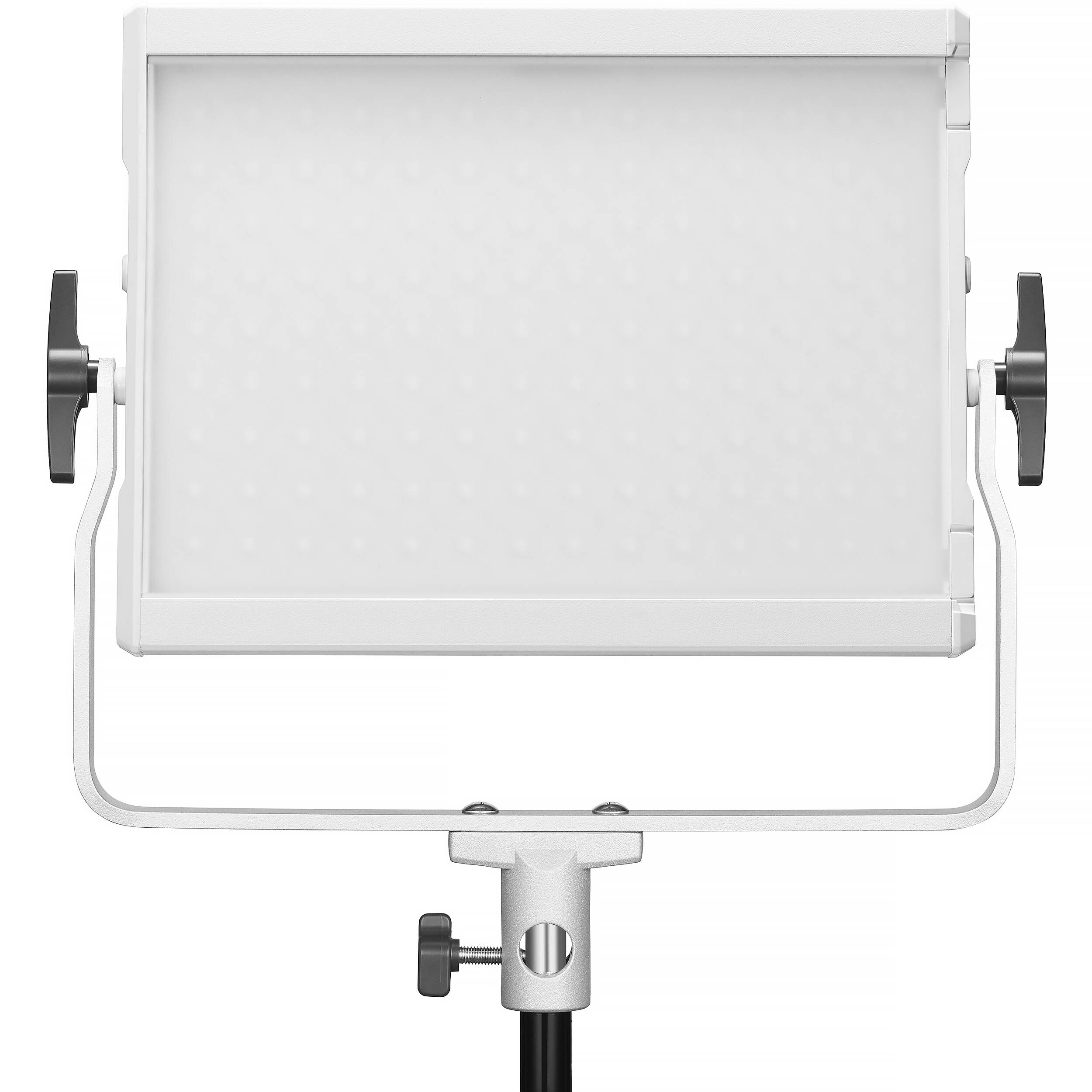 Godox LP600R RGB LED light panel with barndoors and stand