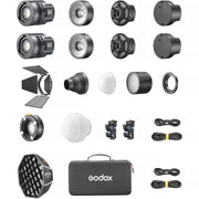 Godox RS60R RGB LED Monolight 2-Light Kit with wireless control
