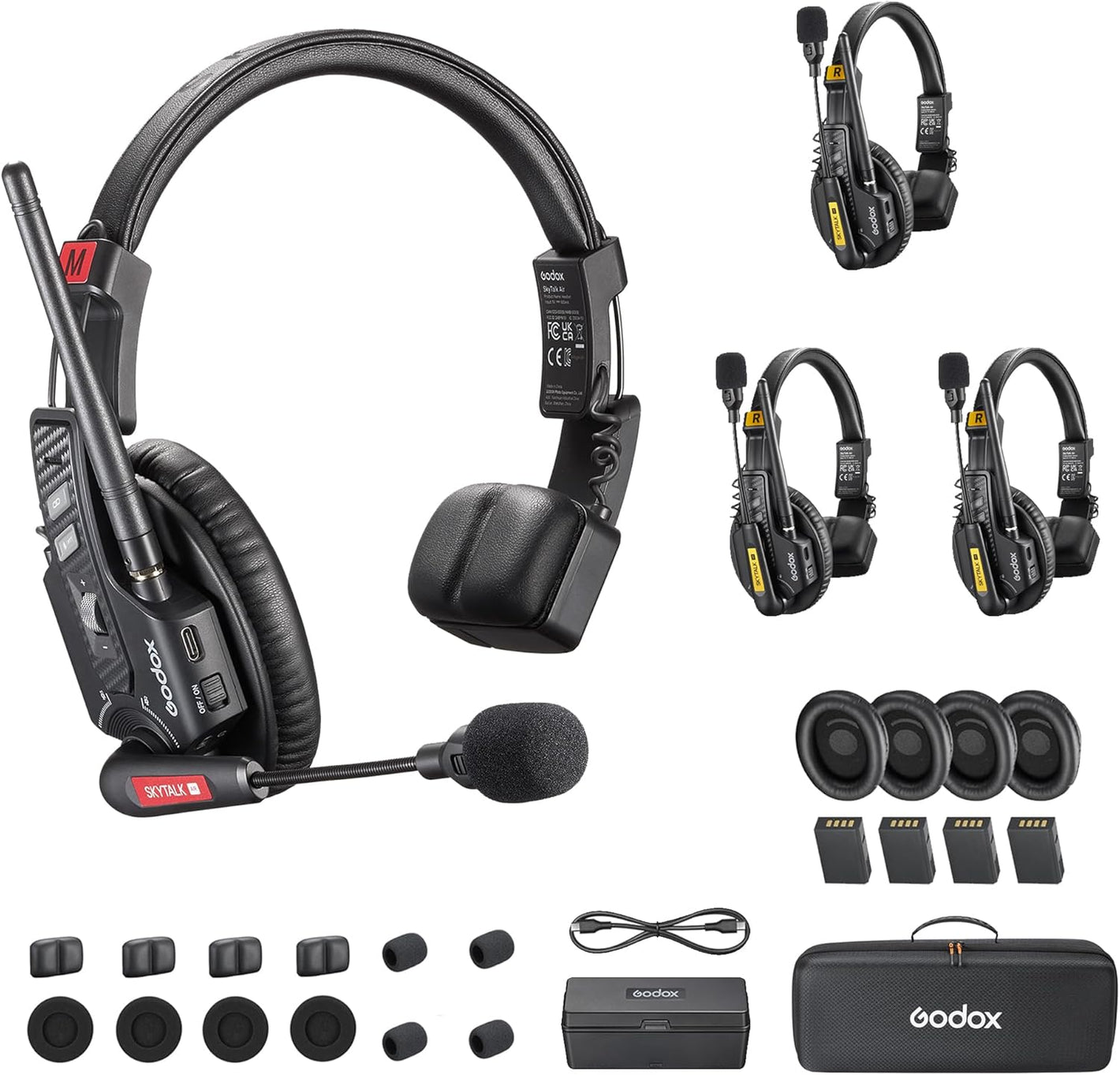 Godox SkyTalk Air 4S wireless headset system for clear comms