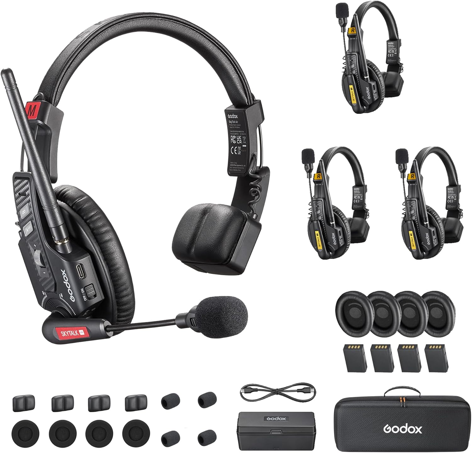 Godox SkyTalk Air 4S wireless headset system for clear comms