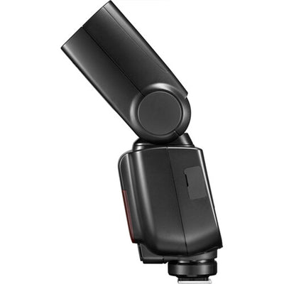 Godox TT685C II Canon flash with tilt/rotate head, TCM manual mode, wireless master/slave, and USB-C for firmware updates.