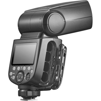 Godox TT685N II Nikon flash with wireless i-TTL, tilting head, 20–200mm zoom, and TCM manual mode.