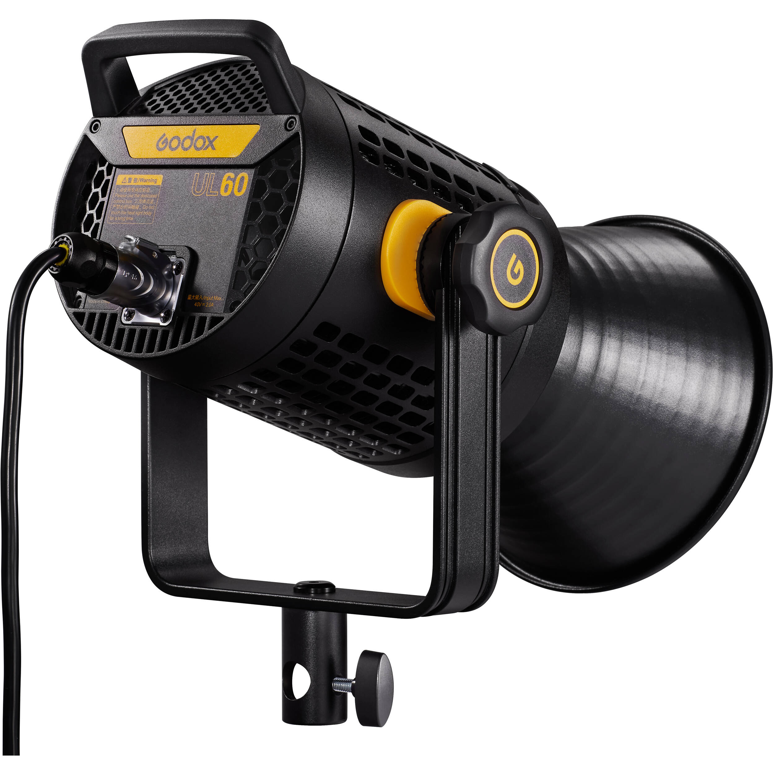 Godox UL60 60W LED video light with 5600K output and Bowens mount