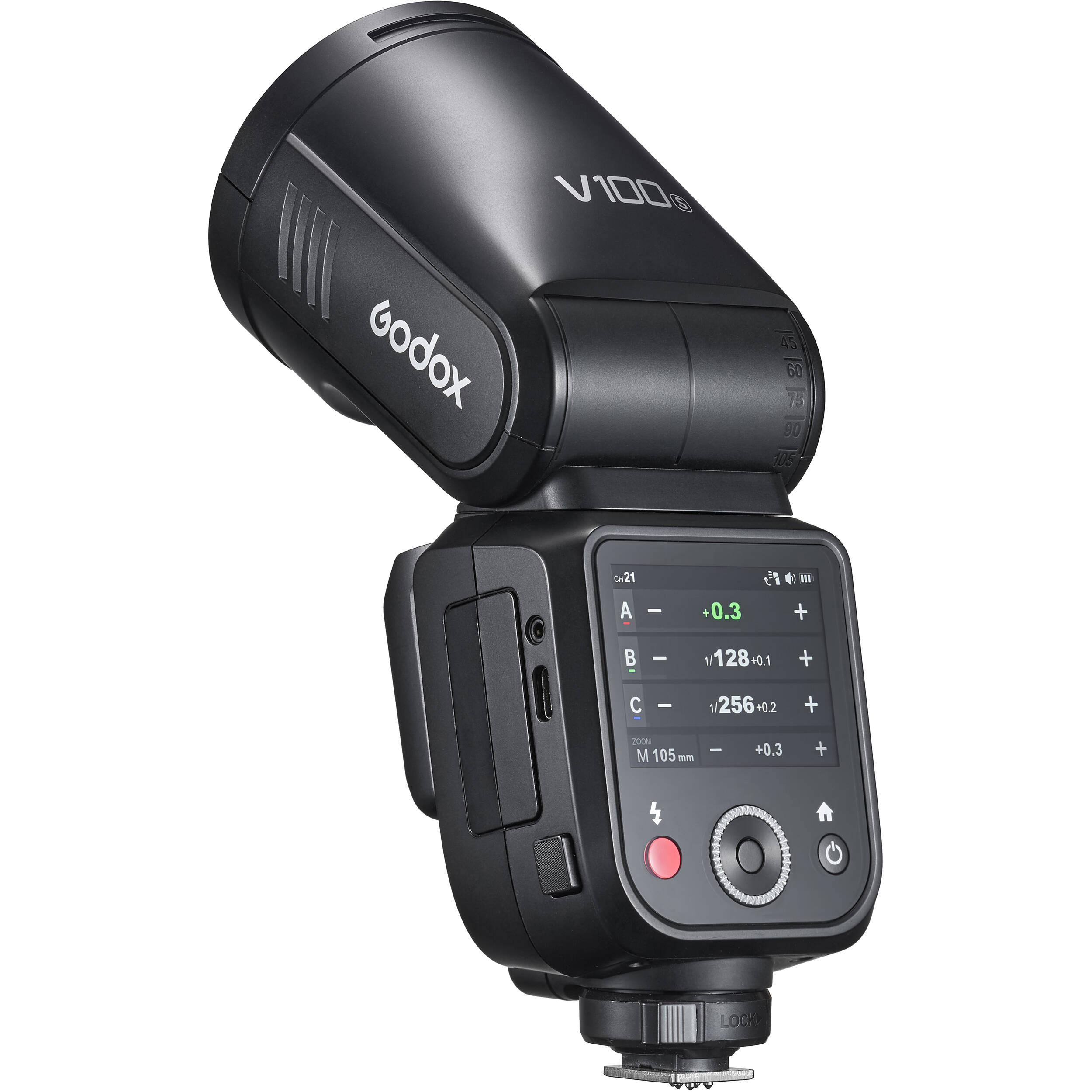 Godox V100 Flash compact 100W professional camera flash with modelling lamp
