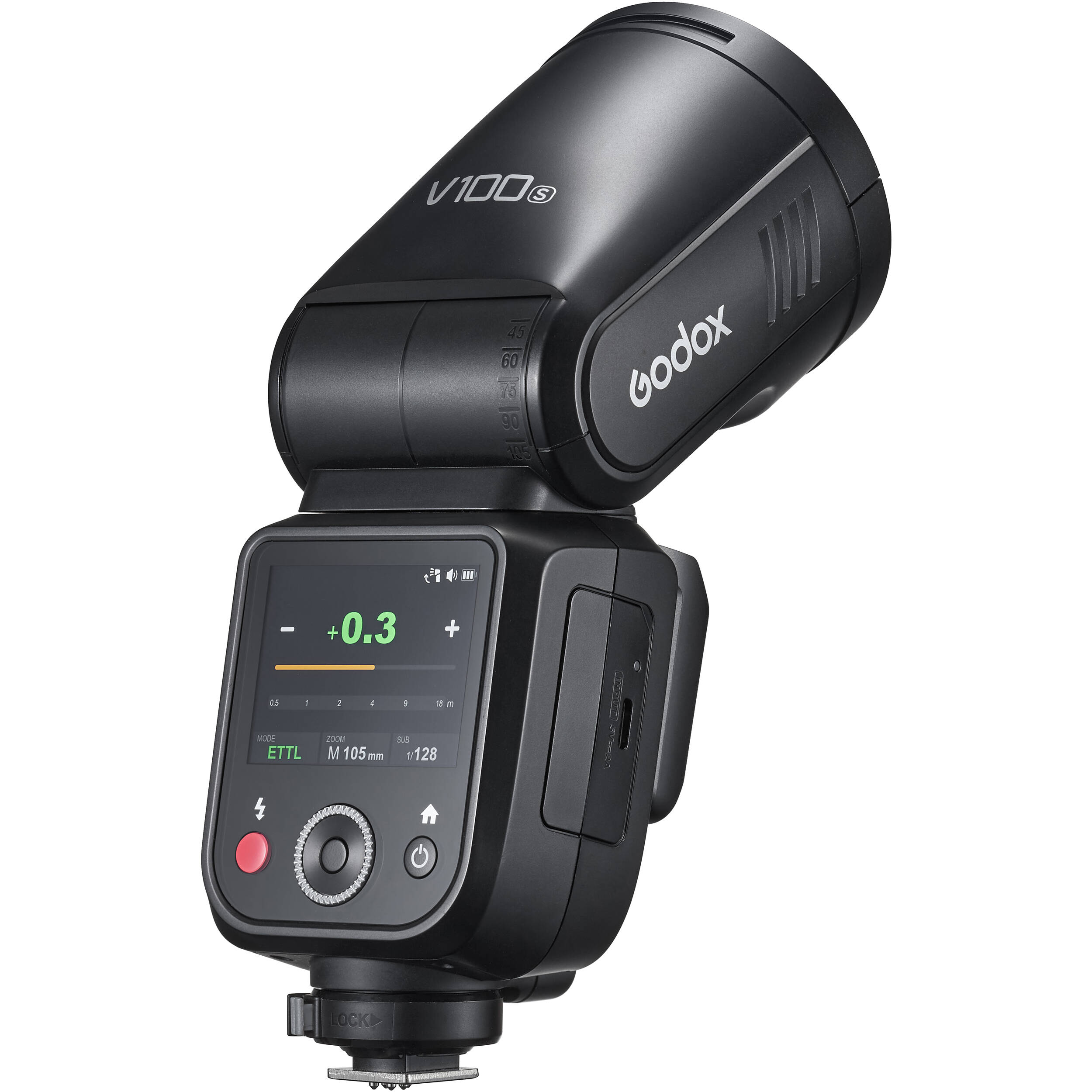 Godox V100 Flash compact 100W professional camera flash with modelling lamp
