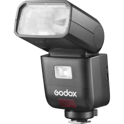 Godox V480C TTL Flash for Canon – compact, wireless speedlight with HSS and rechargeable battery.
