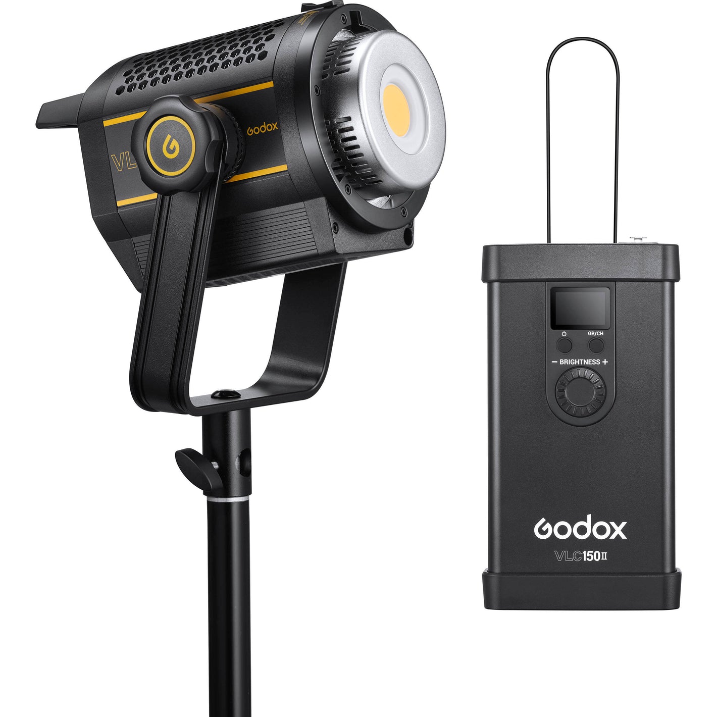 Godox VL150II 165W daylight LED monolight with Bowens mount and remote control