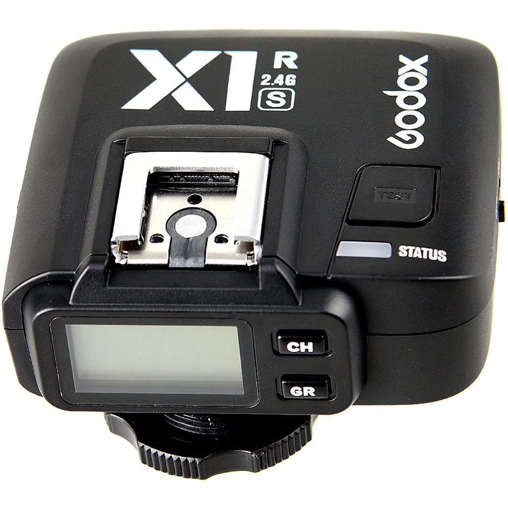 Godox X1 TTL wireless flash receiver with LCD and hot shoe
