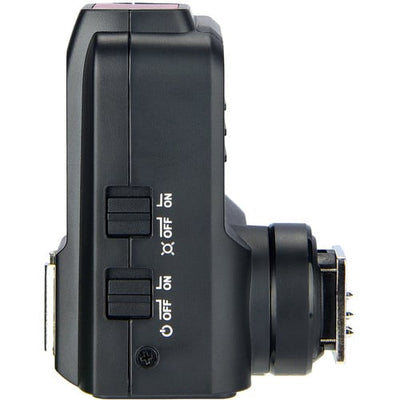 Godox X2T-F TTL Wireless Flash Trigger Transmitter for Fujifilm – 2.4GHz wireless system, 100m range, high-speed sync up to 1/8000s, Bluetooth control via GodoxPhoto app, 5 groups, 32 channels, backlit LCD, quick-lock hot shoe.