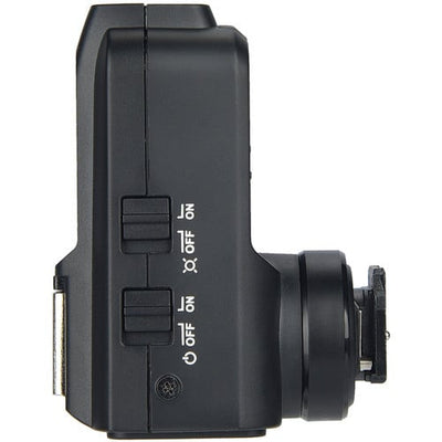 Godox X2T-S TTL Wireless Flash Trigger Transmitter for Sony – 2.4GHz wireless system with 100m range, high-speed sync up to 1/8000s, Bluetooth control via GodoxPhoto app, 5 groups, 32 channels, backlit LCD, quick-lock hot shoe.