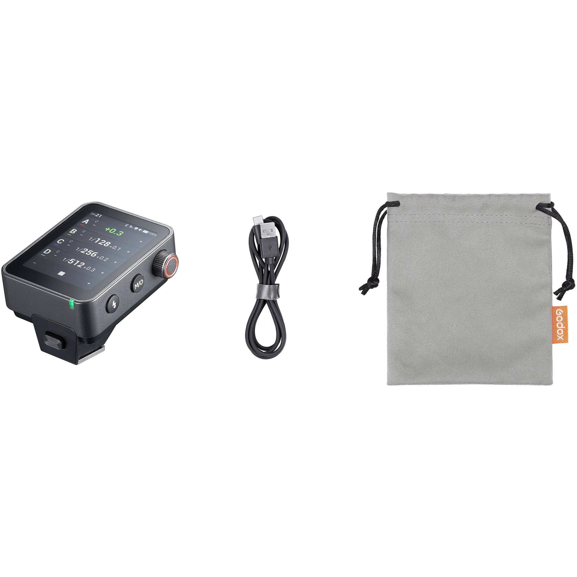 Godox X3Pro TTL wireless flash trigger with touchscreen
