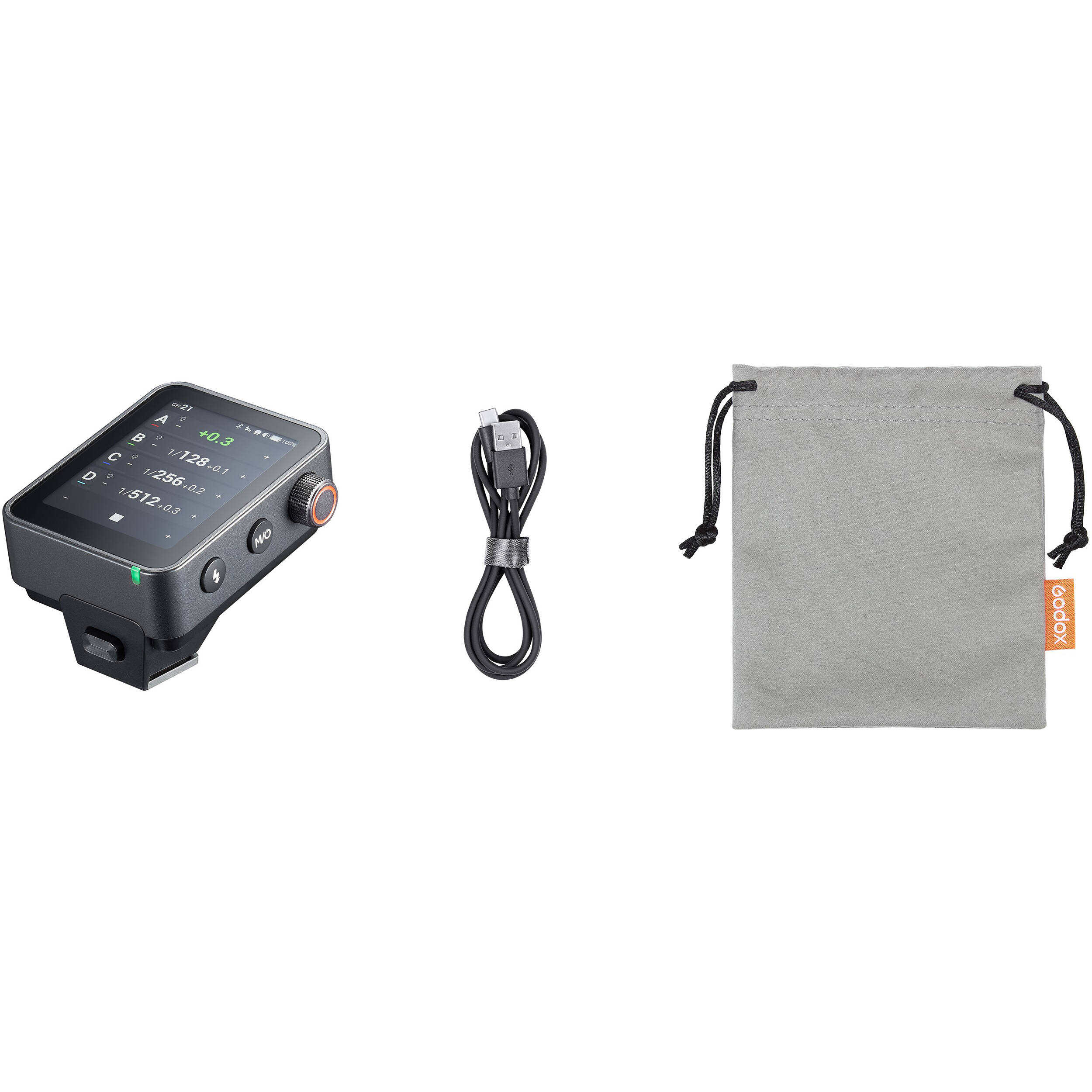 Godox X3Pro TTL wireless flash trigger with touchscreen
