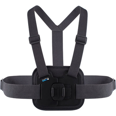 The GoPro Chesty - Chest Mount Harness lets you capture immersive video and photos from your chest.