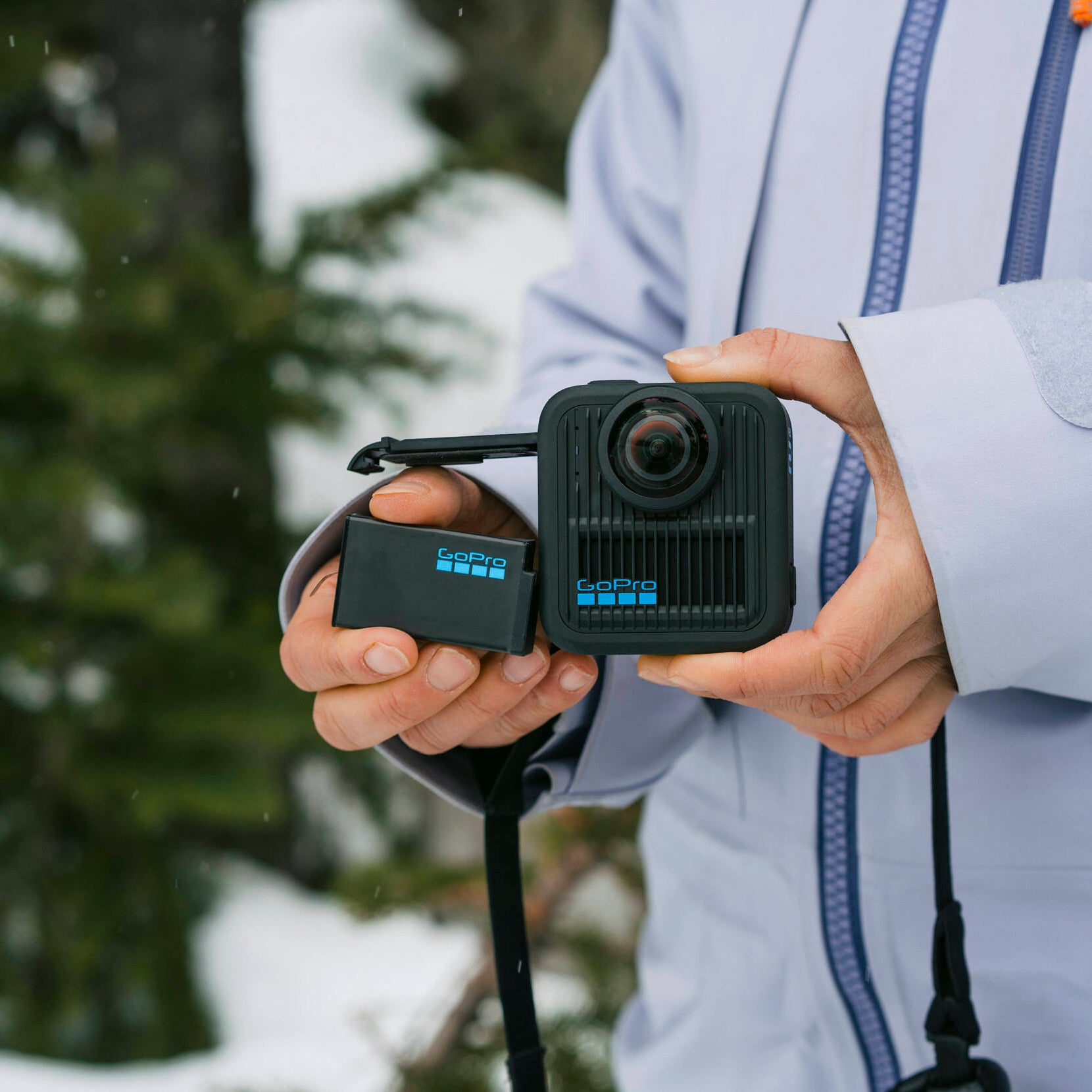 GoPro Dual-Battery Charger with 2 Enduro 1960 mAh batteries for MAX2 and USB-C cable
