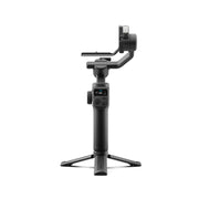 Premium 3-axis gimbal with AI subject tracking, integrated fill light, and mounts for smartphones and GoPro cameras.