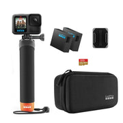 GoPro HERO13 Black Accessory Bundle – complete kit including HERO13 Black action camera with essential mounts, battery, and carry case for versatile shooting.